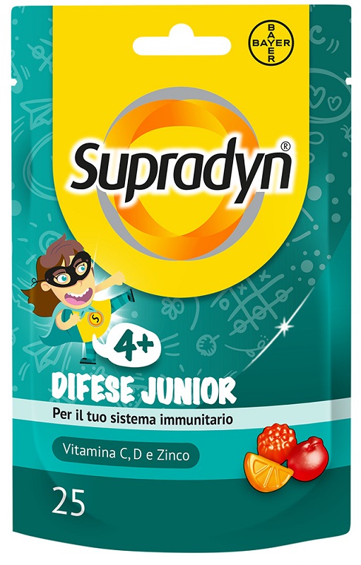 SUPRADYN DIFESE JUNIOR 25 CARAMELLE GOMMOSE - Parafarmacia Mostacciano