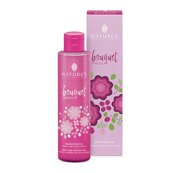NATURE'S BOUQUET FRAGOLA BAGNO DOCCIA 200 ML - Parafarmacia Mostacciano