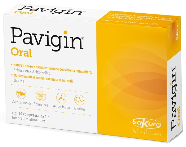 PAVIGIN ORAL 20 COMPRESSE - Parafarmacia Mostacciano