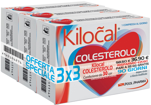 KILOCAL COLESTEROLO 30 COMPRESSE - Parafarmacia Mostacciano