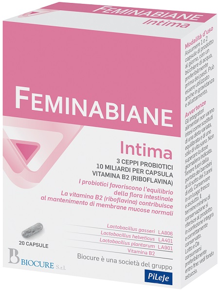 FEMINABIANE INTIMA 20 CAPSULE - Parafarmacia Mostacciano