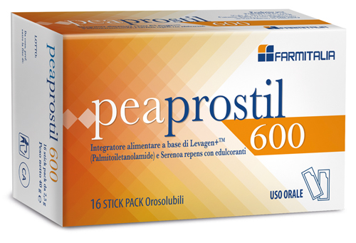 PEAPROSTIL 600 16 STICK PACK OROSOLUBILI - Parafarmacia Mostacciano