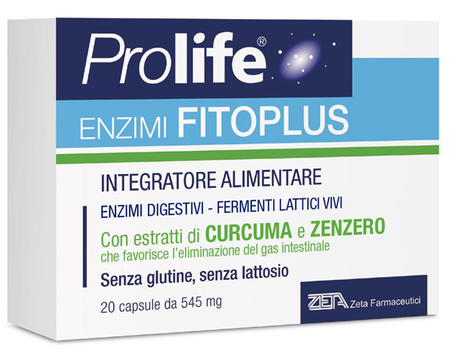 PROLIFE ENZIMI FITOPLUS 20 CAPSULE - Parafarmacia Mostacciano