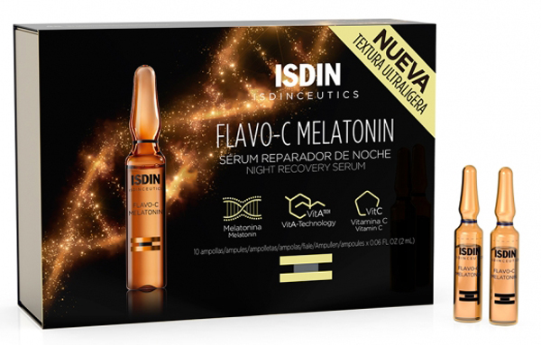 ISDINCEUTICS FLAVO C MELATONIN 10 FIALE - Parafarmacia Mostacciano