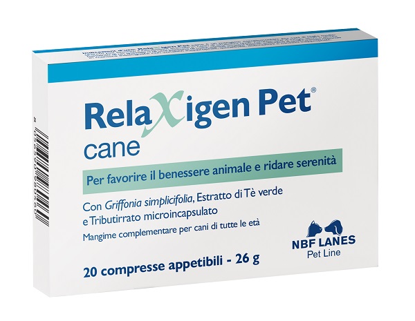 RELAXIGEN PET CANE BLISTER 20 COMPRESSE APPETIBILI - Parafarmacia Mostacciano