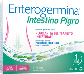 ENTEROGERMINA INTESTINO PIGRO 10 BUSTINE - Parafarmacia Mostacciano