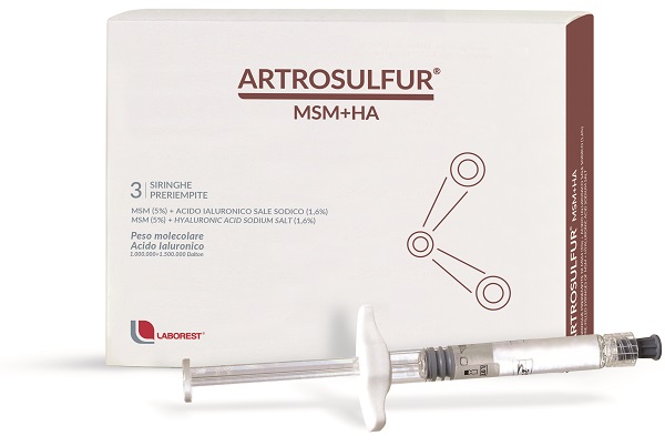 ARTROSULFUR MSM+HA 3 SIRINGHE PRERIEMPITE - Parafarmacia Mostacciano