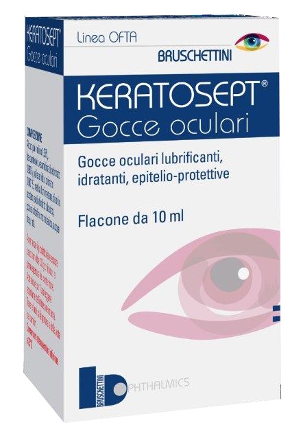 GOCCE OCULARI KERATOSEPT 10 ML - Parafarmacia Mostacciano