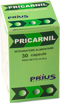 PRICARNIL 60 CAPSULE - Parafarmacia Mostacciano