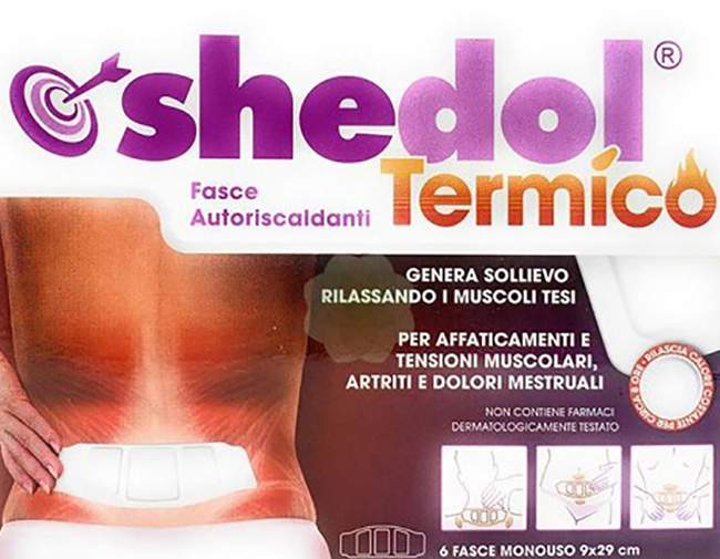 CEROTTO AUTORISCALDANTE SHEDOL TERMICO 6 PEZZI - Parafarmacia Mostacciano