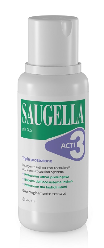 SAUGELLA ACTI3 DETERGENTE INTIMO 250 ML - Parafarmacia Mostacciano