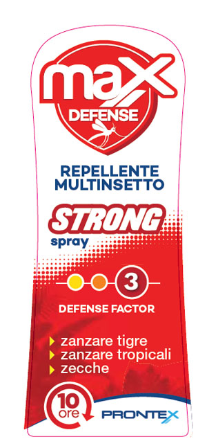 PRONTEX MAX DEFENSE SPRAY STRONG - Parafarmacia Mostacciano