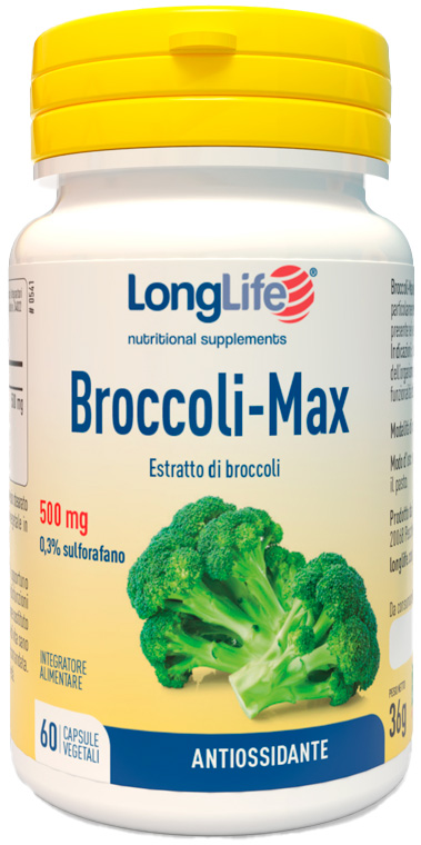 LONGLIFE BROCCOLI MAX 60 CAPSULE - Parafarmacia Mostacciano