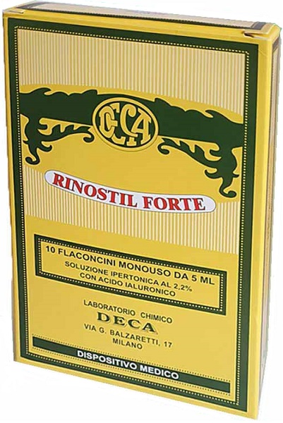 RINOSTIL FORTE SOLUZIONE IPERTONICA 10 FLACONCINI MONOUSO DA 5 ML - Parafarmacia Mostacciano