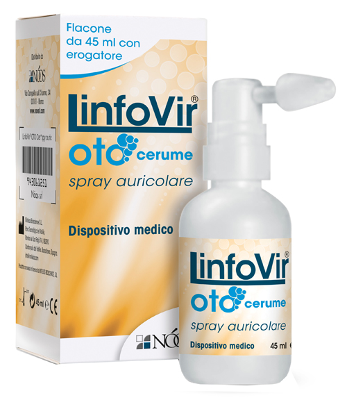 LINFOVIR OTO CERUME SPRAY AURICOLARE 45 ML - Parafarmacia Mostacciano
