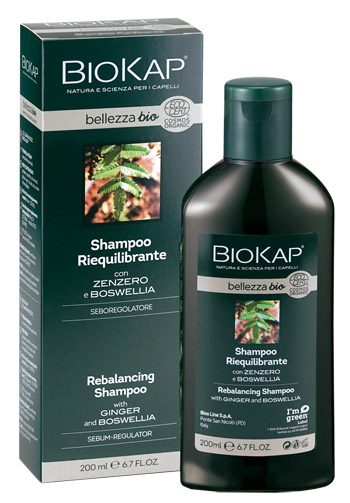 BIOKAP BELLEZZA BIO SHAMPOO RIEQUILIBRANTE COSMOS ECOCERT 200 ML - Parafarmacia Mostacciano