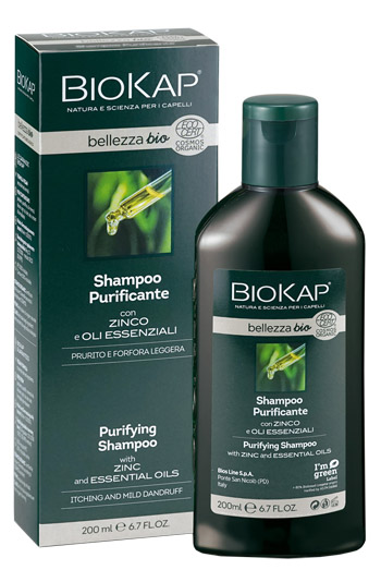 BIOKAP BELLEZZA BIO SHAMPOO PURIFICANTE COSMOS ECOCERT 200 ML - Parafarmacia Mostacciano