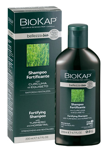 BIOKAP BELLEZZA BIO SHAMPOO FORTIFICANTE COSMOS ECOCERT 200 ML - Parafarmacia Mostacciano