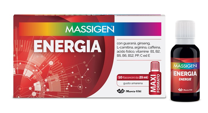 MASSIGEN ENERGIA 10 FLACONI DA 25 ML - Parafarmacia Mostacciano