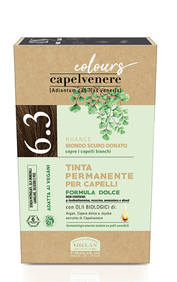 CAPELVENERE COLOURS TINTA CAPELLI 6,3N BIONDO SCURO DORATO - Parafarmacia Mostacciano