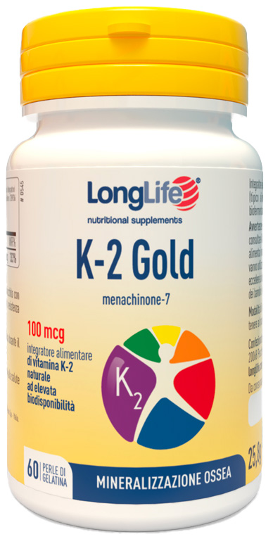 LONGLIFE K-2 GOLD 60 PERLE - Parafarmacia Mostacciano