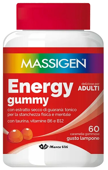 MASSIGEN ENERGY GUMMY 60 CARAMELLE - Parafarmacia Mostacciano