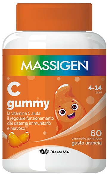 MASSIGEN C GUMMY 60 CARAMELLE - Parafarmacia Mostacciano