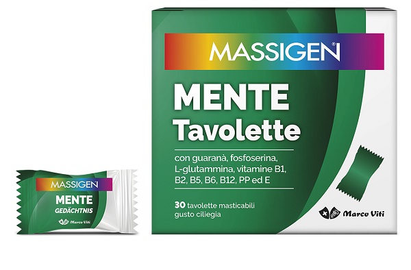 MASSIGEN MENTE 30 TAVOLETTE MASTICABILI - Parafarmacia Mostacciano