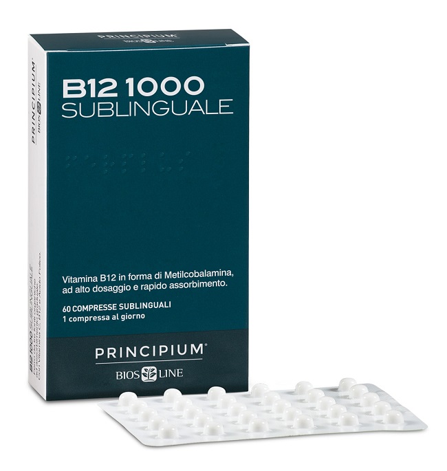PRINCIPIUM B12 1000 60 COMPRESSE SUBLINGUALI - Parafarmacia Mostacciano