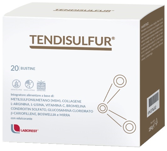 TENDISULFUR 20 BUSTINE - Parafarmacia Mostacciano