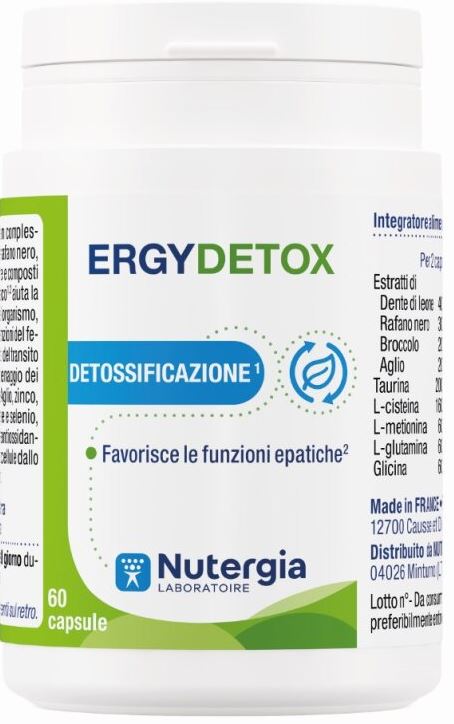 ERGYDETOX 60 CAPSULE - Parafarmacia Mostacciano