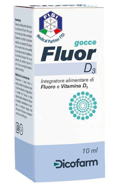 FLUOR D3 GOCCE 10 ML - Parafarmacia Mostacciano