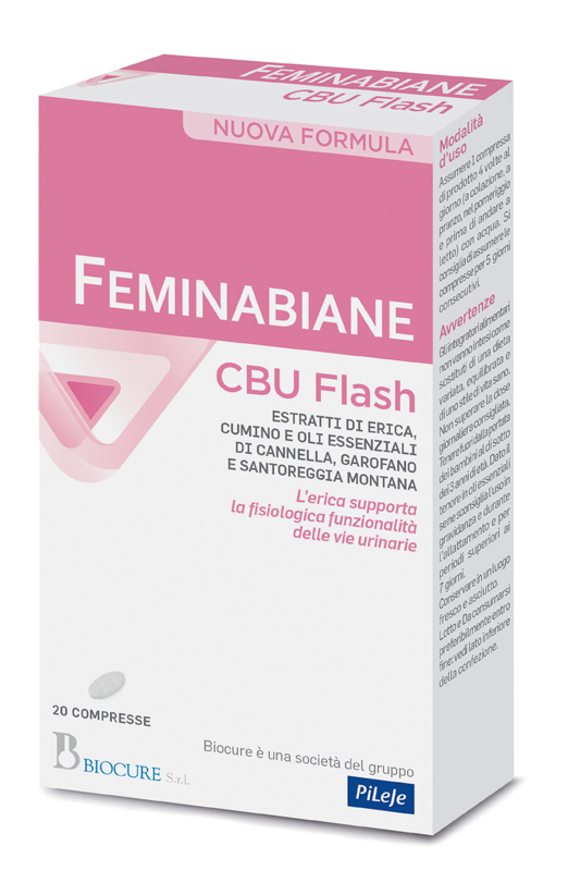 FEMINABIANE CBU FLASH 20 COMPRESSE NUOVA FORMULA - Parafarmacia Mostacciano