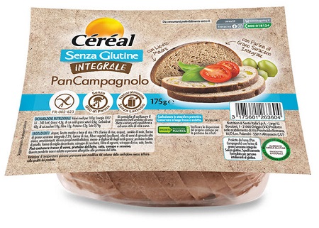 CEREAL SENZA GLUTINE INTEGRALE PAN CAMPAGNOLO 175 G - Parafarmacia Mostacciano