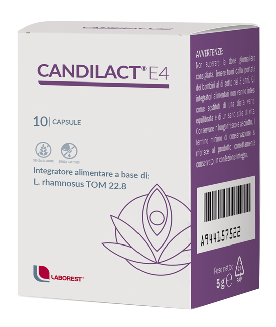 CANDILACT E4 10 CAPSULE - Parafarmacia Mostacciano