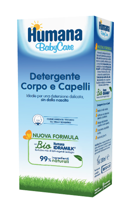 HUMANA BABY CARE DETERGENTE CORPO&CAPELLI 300 ML - Parafarmacia Mostacciano