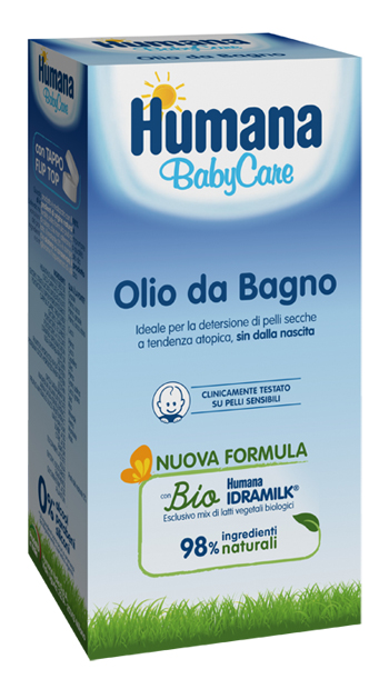 HUMANA BABY CARE OLIO DA BAGNO 200 ML - Parafarmacia Mostacciano