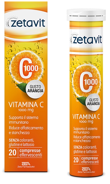 ZETAVIT C1000 20 COMPRESSE EFFERVESCENTI - Parafarmacia Mostacciano