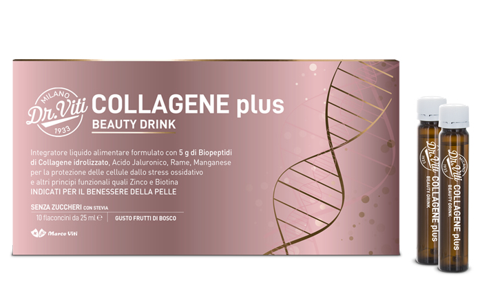 DR VITI COLLAGENE BEAUTY DRINK PLUS 250 ML - Parafarmacia Mostacciano