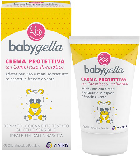 BABYGELLA PREBIOTIC CREMA PROTETTIVA VISO E MANI 50 ML - Parafarmacia Mostacciano