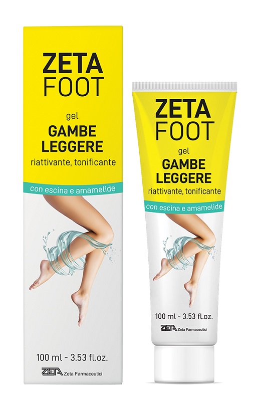 ZETAFOOT GEL GAMBE LEGGERE 100 ML - Parafarmacia Mostacciano