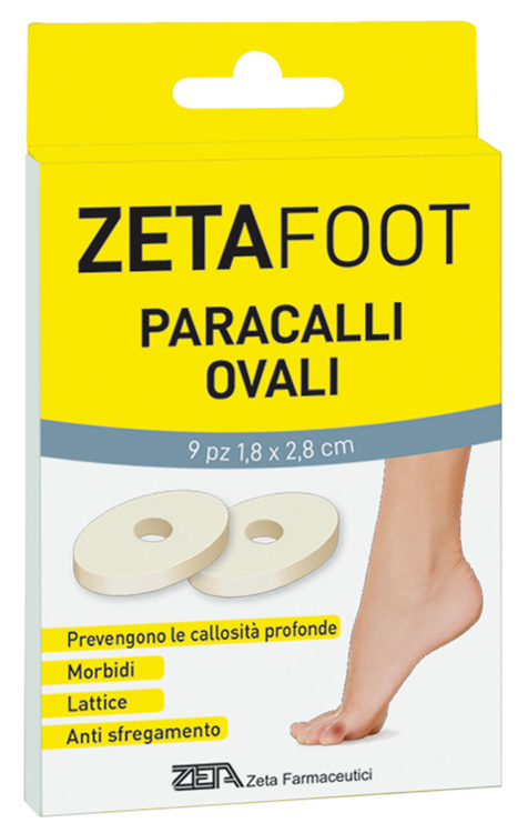 ZETAFOOT PARACALLO OVALE LATTICE 9 PEZZI - Parafarmacia Mostacciano