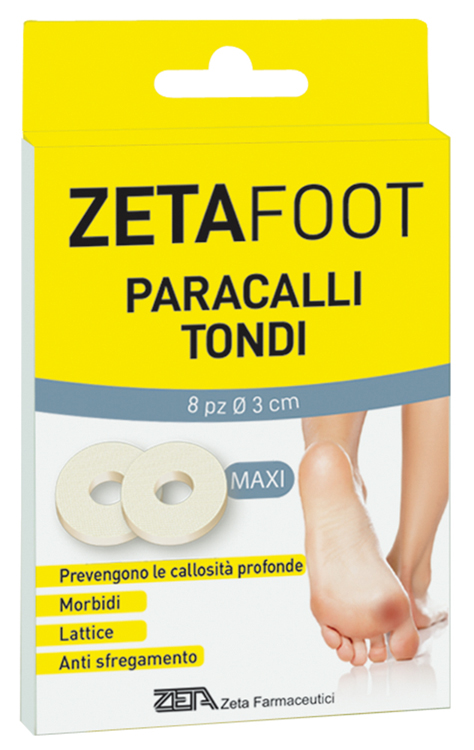ZETAFOOT PARACALLO GRANDE TONDO LATTICE 8 PEZZI - Parafarmacia Mostacciano