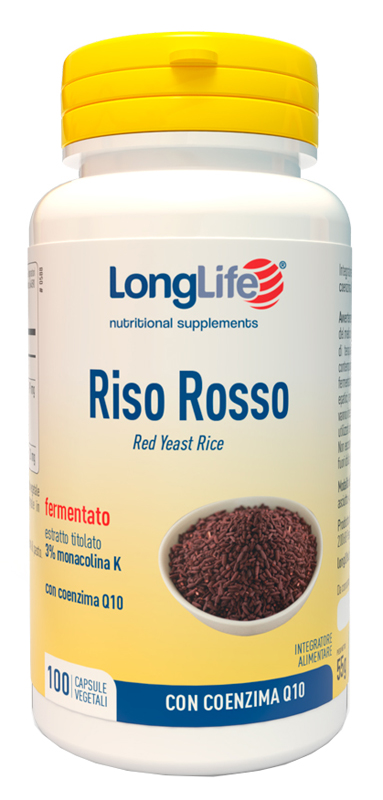 LONGLIFE RISO ROSSO 100 CAPSULE VEGETALI - Parafarmacia Mostacciano