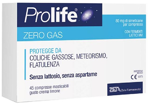 PROLIFE ZEROGAS 45 COMPRESSE - Parafarmacia Mostacciano