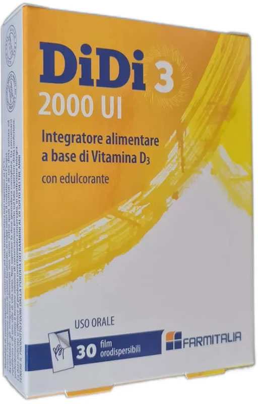 DIDI3 2000 UI 30 FILM ORODISPERSIBILI - Parafarmacia Mostacciano
