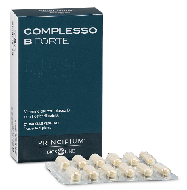 PRINCIPIUM COMPLESSO B FORTE 24 CAPSULE VEGETALI - Parafarmacia Mostacciano