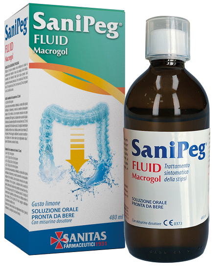 SANIPEG FLUID MACROGOL 480 ML - Parafarmacia Mostacciano