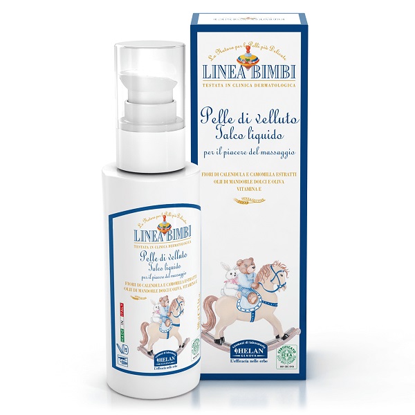 HELAN BIMBI PELLE DI VELLUTO TALCO LIQUIDO 240 ML - Parafarmacia Mostacciano