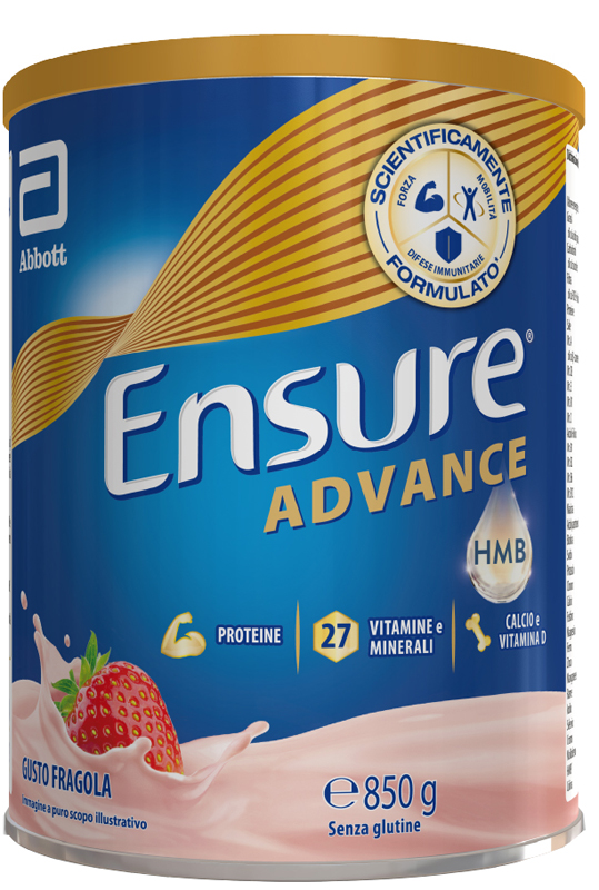 ENSURE ADVANCE FRAGOLA 850 G - Parafarmacia Mostacciano